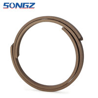 Joint d'étanchéité cylindrique en PTFE rempli de matériau KZT 120*112-7.9, joint anti-usure KZT