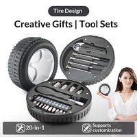 Kit d'outils manuels en acier au carbone pour la maison avec mallette rigide - Ensemble complet pour usage domestique et en voyage - Cadeau transfrontalier OEM