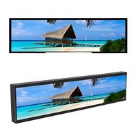 Monitor de Señalización Digital Comercial Ultra Ancho HAOWEI, Resolución 2K, Sistema Operativo Android, Pantalla Táctil LCD, Barra Estirada para Metro, Gran Venta
