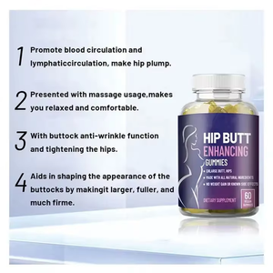 Suplementos Herbales de Buena Calidad para el Cuidado de la Salud Femenina, Gomitas para Aumentar Glúteos y Senos con 24 Meses de <span class=keywords><strong>Vida</strong></span> Útil - Product Image 3