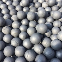 Boules d'acier de moulage de médias de meulage de haute qualité de 10mm-150mm boule de meulage forgée pour l'exploitation minière et l'usine de ciment