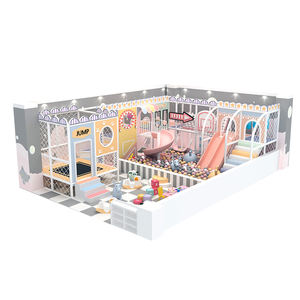 Château <span class=keywords><strong>de</strong></span> jeu basique - Toboggan et trampoline d'intérieur, équipement d'amusement essentiel pour les jardins d'enfants - Product Image 5