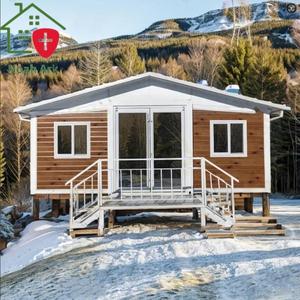 บ้านคอนเทนเนอร์แบบขยายได้โครงเหล็กชุบสังกะสีความแข็งแรงสูงกันน้ำป้องกันการกัดกร่อนทนทานวิลล่าและสำนักงาน - Product Image 1