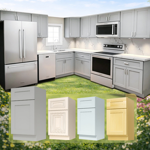 RTA Kitchen Cabinets For Multi-Family <b>Units</b> USA | Modular Cabinets | Modern Kitchen Cabinets For Apartment Building Renovation - Product Image 1