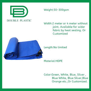 100% Hoja de lona de PE impermeable Rollo de HDPE Anti UV Camión y cubierta de carga Ampliamente utilizado con revestimiento de PE - Product Image 2