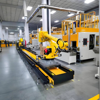 Rail de guidage linéaire de 7e axe haute précision pour cobot, sur mesure, pour la palettisation et la manutention