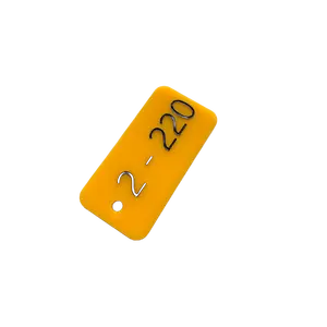 电木板亚克力干擦板，用于冰箱庭院标志18x24，带h形桩激光切割