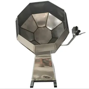 octagonal shape food / snacks flavoring machine