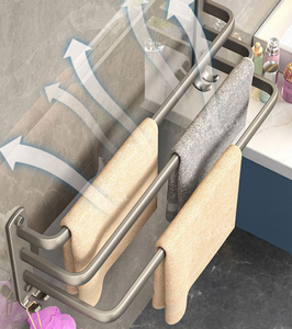 Toalleros <span class=keywords><strong>de</strong></span> tres niveles <span class=keywords><strong>sin</strong></span> <span class=keywords><strong>agujeros</strong></span> para toallas <span class=keywords><strong>de</strong></span> baño. Gran Capacidad <span class=keywords><strong>de</strong></span> Carga para Estantes Colgantes <span class=keywords><strong>de</strong></span> Baño. - Product Image 1