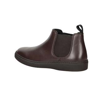 Stivaletto da uomo 19L6 in pelle nera stile Chelsea, slip-on, per uso casual. - Product Image 3