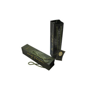 Offre Spéciale luxe papier couché simple vin sacs-cadeaux vin whisky thé bière soda porte-bouteille emballage - Product Image 5