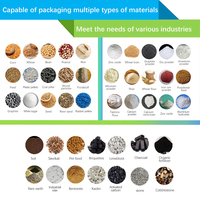 Máquina Ensacadora Semiautomática de Alta Calidad para Pellets de Madera y Alimento para Animales de 15kg, 20kg y 25kg