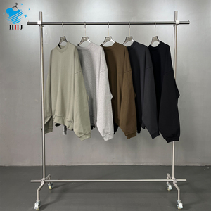 Sudadera Oversize Cálida y Ecológica de Otoño-Invierno con Bolsillos Laterales Ocultos y Cuello Alto, Unisex, Venta al por Mayor, Logotipo Personalizado - Product Image 1