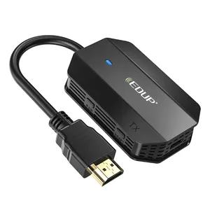 EDUP 1080P Áudio Wifi Sem Fio Dados Extensor HD Vídeo Transmissor e Receptor Kit 4K com Tela Estender Função