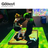Centre de divertissement familial aire de jeux intérieure sol interactif jeux pour enfants