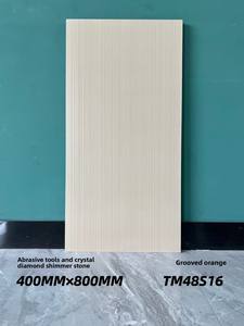 Carreaux de porcelaine chinois en gros, carreaux muraux en porcelaine de haute qualité résistants à l'usure avec rainures concaves et convexes, mosaïque imperméable - Product Image 2