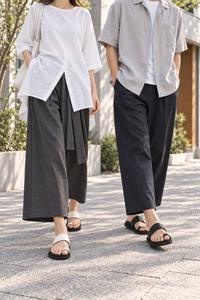 Nouvelles sandales d'été à semelle épaisse avec lanière unique pour femme – Tongs plates tendance pour l'extérieur et le quotidien - Product Image 6