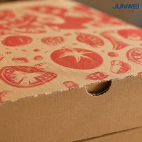 Boîtes à pizza en gros, résistantes à la graisse, en carton ondulé, pour restaurants italiens