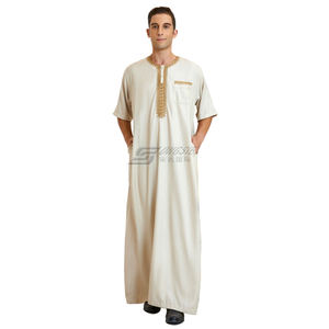 Robe de broderie exquise pour hommes <span class=keywords><strong>africains</strong></span> à bas prix vente chaude musulman - Product Image 3