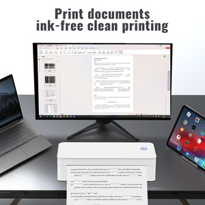 智能无墨文档打印机 USB BT 无线迷你 A4 纸热敏打印机，适用于学习、学校、家庭和办公室 - Product Image 4