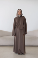 Ensembles coordonnés d'hiver haut de gamme personnalisés pour femmes musulmanes, comprenant des hauts et jupes modestes, pour le Ramadan et l'Aïd, tailles S-6XL