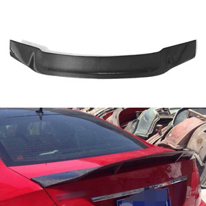 In fibra di carbonio R stile Spoiler posteriore alettone posteriore per Mercedes Benz classe C W204 2 porte 4 porte 2008-2013 - Product Image 5