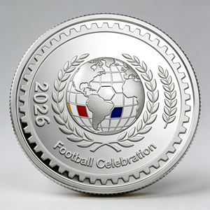 Moneta commemorativa da collezione personalizzata per partite di calcio, medaglia da calcio in rilievo, moneta sfida da collezione, all'ingrosso direttamente dalla fabbrica - Product Image 4