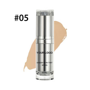 Crème BB/<span class=keywords><strong>CC</strong></span> professionnelle pour le visage, vegan, sans cruauté, 14 couleurs, fini mat, crème solaire SPF55, fond de teint - Product Image 6