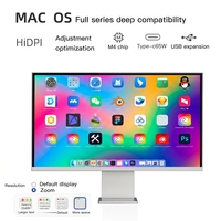 Monitor de 27 Pulgadas, 120HZ, 4k UHD, Pantalla LCD 3840x2160, Monitor de PC LED Plano, Amplio Ángulo de Visión, Pantalla LCD, Compatible con Personalización OEM