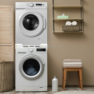 Multi-Functional Stacking Kit for Washer and Dryer Universal Stacking Kit with Pull Out <b>Clothes</b> <b>Shelf</b> Drying Rack Adjustable - Product Image 3
