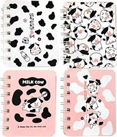 Cahier de planification à spirale imprimé personnalisé A5 cahier thermique en cuir dur pour Agenda quotidien/hebdomadaire Journal pour l'école/bureau