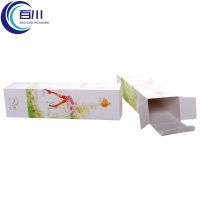 Caja de Embalaje Cosmética Plegable de Alta Calidad y Ecológica en CMYK para Frascos, Lápiz Labial, Bebidas, Aceites Esenciales o Productos de Perfumería