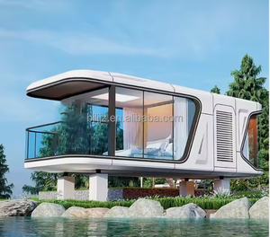 2026 Nuevo Contenedor Móvil Conectado a Internet Cápsula Espacial Casas de Acero Apple Villa para Uso en Resort Escénico al Aire Libre, Hotel de Ocio y Tienda - Product Image 1