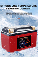 Produk Terlaris YTX7A-BS 12.8V 4Ah 6Ah Baterai Cair Motor LiFePO4 2000 Siklus Daya Motor Skuter