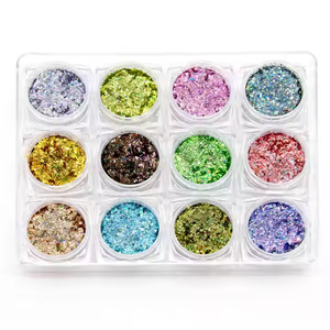 Wholesale Bulk Eco-Friendly PET Material Customized Style Multi-Color <b>Glitter</b> Chunky <b>Glitter</b> Powder - Product Image 2