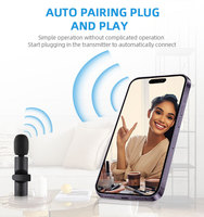 K15 K9 Mini micro Lavalier sans fil pour iPhone, téléphone Android