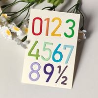 Matrices de découpe en métal AAGU pour scrapbooking, album en relief, artisanat, numéros, modèles de matrices de découpe en métal pour scrapbooking, artisanat, cartes DIY
