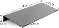 Support de clavier d'ordinateur inclinable support de clavier Pc Riser pour une frappe ergonomique facile, support de plateau de clavier en acrylique pour bureau
