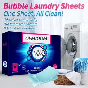 Comprimés de détergent à lessive écologiques Feuilles de papier biodégradables pour nettoyer les personnes pratiques à laver et à nettoyer - Product Image 6