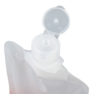 Portable 100ml Flip Packaging Bag <b>Plastic</b> Stand-up Spout Pouch Eco-Friendly Recyclable Disposable Square <b>Tray</b> for Food Pet Use - Product Image 5