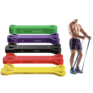 Bandes d'entraînement de résistance lourde en caoutchouc latex épais avec logo personnalisé, pour exercices de musculation, de <span class=keywords><strong>fitness</strong></span> et de traction - Product Image 1