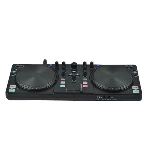 Accuracy Pro Audio DMD-800 DJ Complete Set DJ Mixer Set Controller Party Professional DJ Set with Large Scratch Wheels