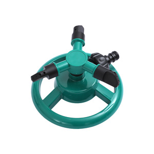 หัวฉีดน้ำแบบจานหมุนปรับได้ สีเขียว ทำจากพลาสติก ABS สำหรับรดน้ำสวน - Product Image 3