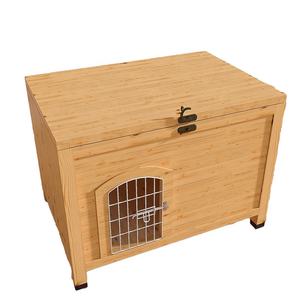 Çin fabrika Modern ucuz ahşap büyük açık köpek kulübesi tasarım kapalı köpek için - Product Image 5