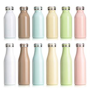 Top Seller 300ml Food Grade Stainless Steel Vacuum <b>Flask</b> Tumbler Travel Mug Milk <b>Bottle</b> for Office Gifts with Lid - Product Image 2