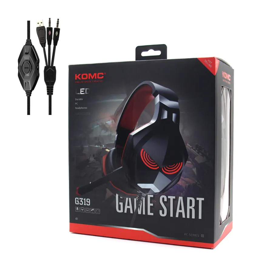 Tai Nghe Game Thủ PC Có Dây Tai Nghe Chơi Game RGB Tai Nghe Chơi Game 7.1 Âm Thanh Nổi Tai Nghe Chơi Game Máy Tính 3.5Mm Miễn Phí Giao Hàng Mẫu