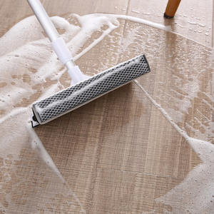 Nettoyeur de vitres télescopique Homey avec raclette, essuie-glace simple face, outil manuel rétractable en plastique blanc - Product Image 4