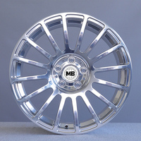 Rines Monobloque Forjados de Alto Rendimiento, Tamaños Personalizados de 15-24 Pulgadas, 5X112 5X120 5X130, Rines Ligeros de Aleación para SUVs y Sedanes