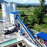 Pabrik Pencampur Beton Basah HZS 120m3 Berkualitas Tinggi, Harga Pabrik Pencampur Beton
