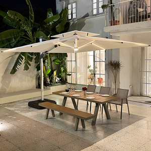 <span class=keywords><strong>Parasol</strong></span> Offre Spéciale extérieur de quatre tailles extra large <span class=keywords><strong>Parasol</strong></span> d'utilisation de terrasse de jardin de plage 6x6M 12ft - Product Image 4